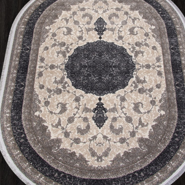 Ковер 752029 - 000 - Овал - коллекция KASHAN