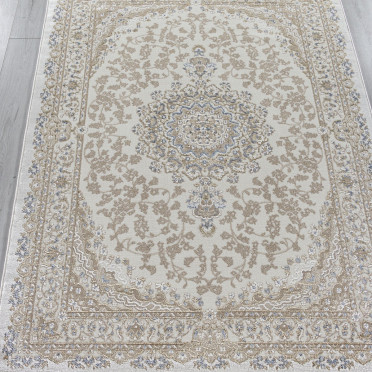 Ковер 27239A - CREAM / BLUE - Прямоугольник - коллекция MOSSO