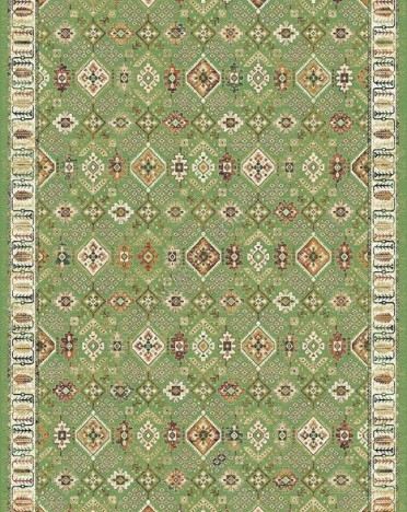 Ковер бельгийский 146704565 Royal Palace (Вискоза, зеленый)