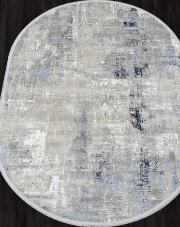 Ковер турецкий C288AH LORENZO (Полиэстер хит-сет, серый, голубой)