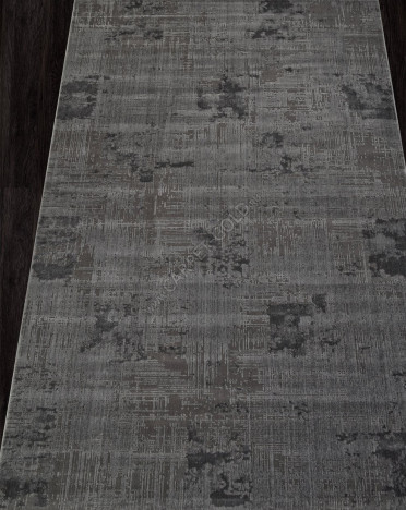 Ковер турецкий D445A Berlin (PP Heatset Высокоплотный, серый)