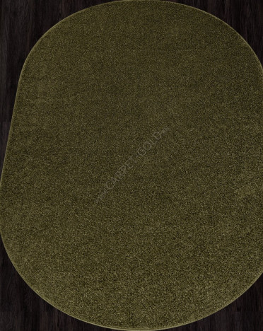 Ковер российский T600 LANA (Полипропилен, зеленый) овальный