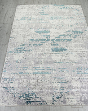 Ковер российский MP28 COBALT (PP Heatset Высокоплотный, синий, серый)