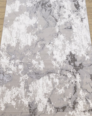 Ковер турецкий 10465A Nord (Полиэстер, серый)