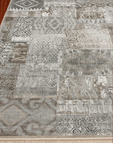 Ковер бельгийский 147415323 Royal Palace (Вискоза, серый)