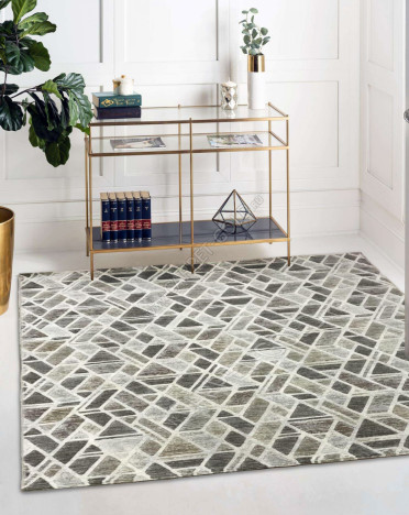 Ковер бельгийский 63398-6282 Argentum Platinum (PP Heatset Высокоплотный, бежевый, коричневый)