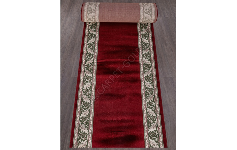 Ковер D040 - RED-GREEN - Дорожка - коллекция COLIZEY