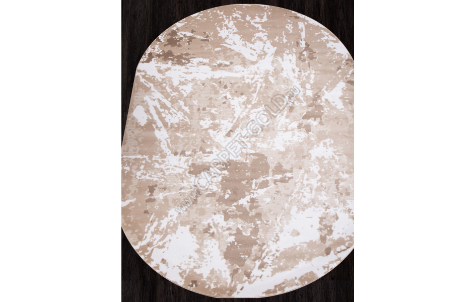 Ковер D943 - BEIGE-BROWN - Овал - коллекция VALENCIA DELUXE