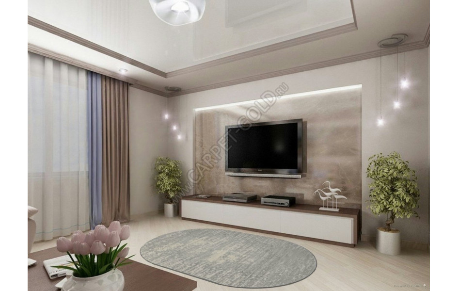 Ковер F270 - BLUE - Овал - коллекция CUBA