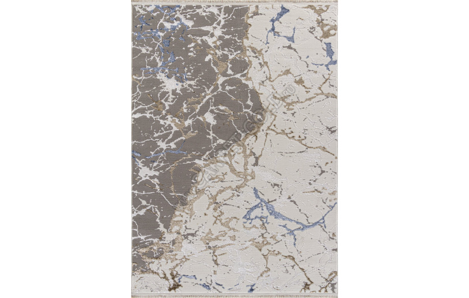 Ковер 27231A - GRY / NAVY - Прямоугольник - коллекция MOSSO