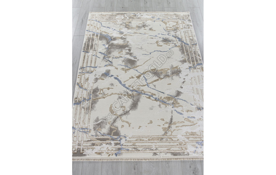 Ковер 27243A - GRY / BLUE - Прямоугольник - коллекция MOSSO